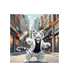 ホワイトタイガーの職業5（個別スタンプ：36）