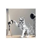 ホワイトタイガーの職業5（個別スタンプ：39）