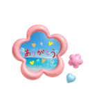 フラワーありがとう（個別スタンプ：3）