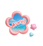 フラワーありがとう（個別スタンプ：4）
