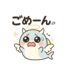 もふもふサメ天使の大騒ぎ！（個別スタンプ：16）