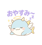 もふもふサメ天使の大騒ぎ！（個別スタンプ：18）