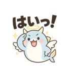 もふもふサメ天使の大騒ぎ！（個別スタンプ：19）