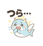 もふもふサメ天使の大騒ぎ！（個別スタンプ：24）