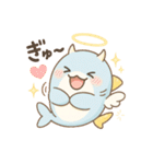 もふもふサメ天使の大騒ぎ！（個別スタンプ：32）