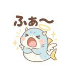 もふもふサメ天使の大騒ぎ！（個別スタンプ：40）