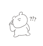 ゆるくまの毎日 .（個別スタンプ：15）