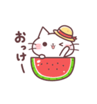 元気にうごく♪にゃーくんの夏スタンプ（個別スタンプ：2）