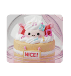 音符ホイップクリームケーキちゃん（個別スタンプ：2）