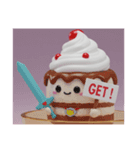 音符ホイップクリームケーキちゃん（個別スタンプ：7）