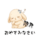 うさぎのよく使う…かわいい（個別スタンプ：6）
