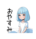 小さなわたしちゃん｜そっと伝えるスタンプ（個別スタンプ：33）
