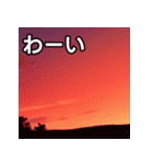 真っ赤な夏の空スタンプ（個別スタンプ：14）