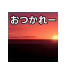 真っ赤な夏の空スタンプ（個別スタンプ：35）