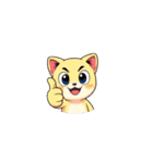 【グッドサイン動物】（個別スタンプ：4）