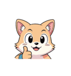 【グッドサイン動物】（個別スタンプ：15）