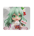 桜餅の精霊みなみちゃんカプセルトイ（個別スタンプ：5）