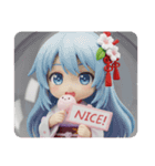 桜餅の精霊みなみちゃんカプセルトイ（個別スタンプ：6）