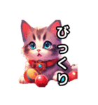 調子が良いときの子猫たち（個別スタンプ：19）