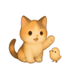 [アレンジ用]まったりにゃんこ（個別スタンプ：9）