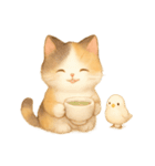 [アレンジ用]まったりにゃんこ（個別スタンプ：16）