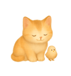 [アレンジ用]癒しのトラネコ（個別スタンプ：1）