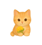 [アレンジ用]癒しのトラネコ（個別スタンプ：9）