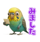 キモブサカワ11(セキセイインコ)（個別スタンプ：28）