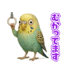 キモブサカワ11(セキセイインコ)（個別スタンプ：35）