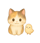 [アレンジ用]夢ネコにゃー（個別スタンプ：1）