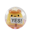 プリンカプセルトイ(丸型)（個別スタンプ：1）