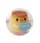 プリンカプセルトイ(丸型)（個別スタンプ：7）