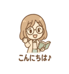 しおりの図書館おしごと（個別スタンプ：2）