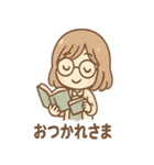 しおりの図書館おしごと（個別スタンプ：4）