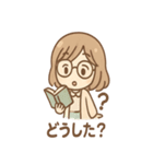 しおりの図書館おしごと（個別スタンプ：5）