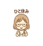 しおりの図書館おしごと（個別スタンプ：6）