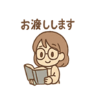 しおりの図書館おしごと（個別スタンプ：8）