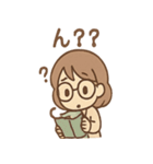 しおりの図書館おしごと（個別スタンプ：11）