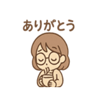 しおりの図書館おしごと（個別スタンプ：13）