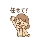 しおりの図書館おしごと（個別スタンプ：14）