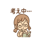しおりの図書館おしごと（個別スタンプ：24）