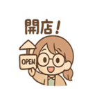 しおりの図書館おしごと（個別スタンプ：28）