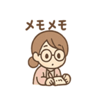 しおりの図書館おしごと（個別スタンプ：37）
