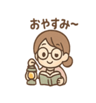 しおりの図書館おしごと（個別スタンプ：40）
