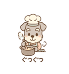 おりょうりシュナのキッチンタイム（個別スタンプ：3）