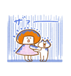 《猛暑の夏♡ほんわか言葉》ハナチャンと猫（個別スタンプ：31）