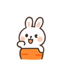 にんじんカップうさぎCarro（個別スタンプ：6）