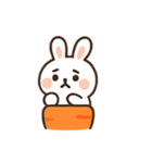 にんじんカップうさぎCarro（個別スタンプ：14）