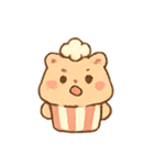 ポップコーンハムスターPoppi（個別スタンプ：1）