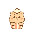 ポップコーンハムスターPoppi（個別スタンプ：4）
